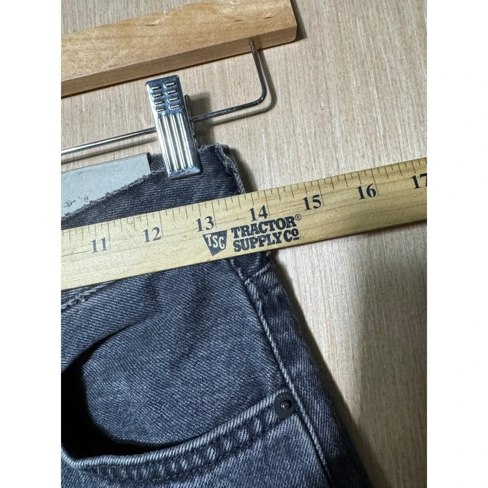Everlane The Curvy 90s Cheeky Straight Ankle Jeans Black/Grey Wash Organic